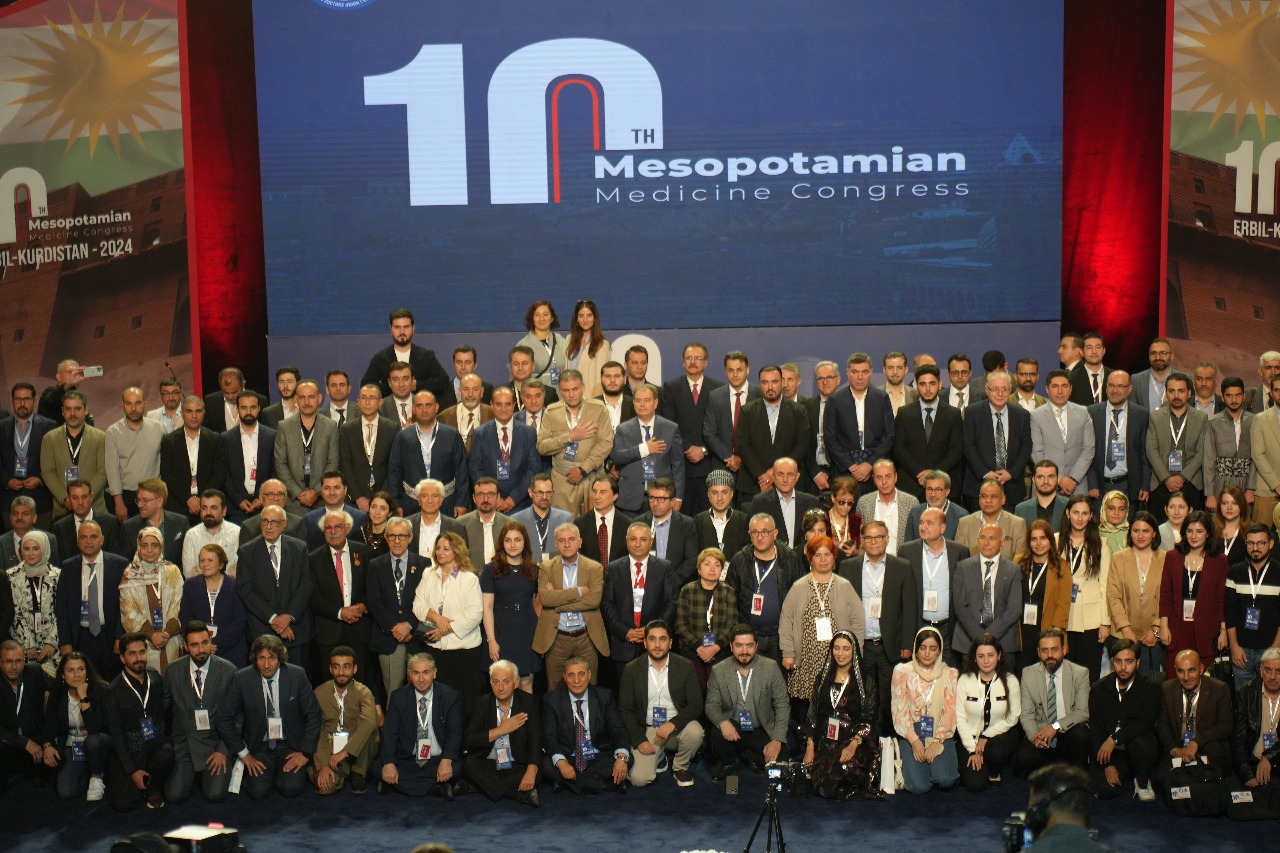 10th Mesopotamian Medicine Congress - Group Photo of Medical Professionals