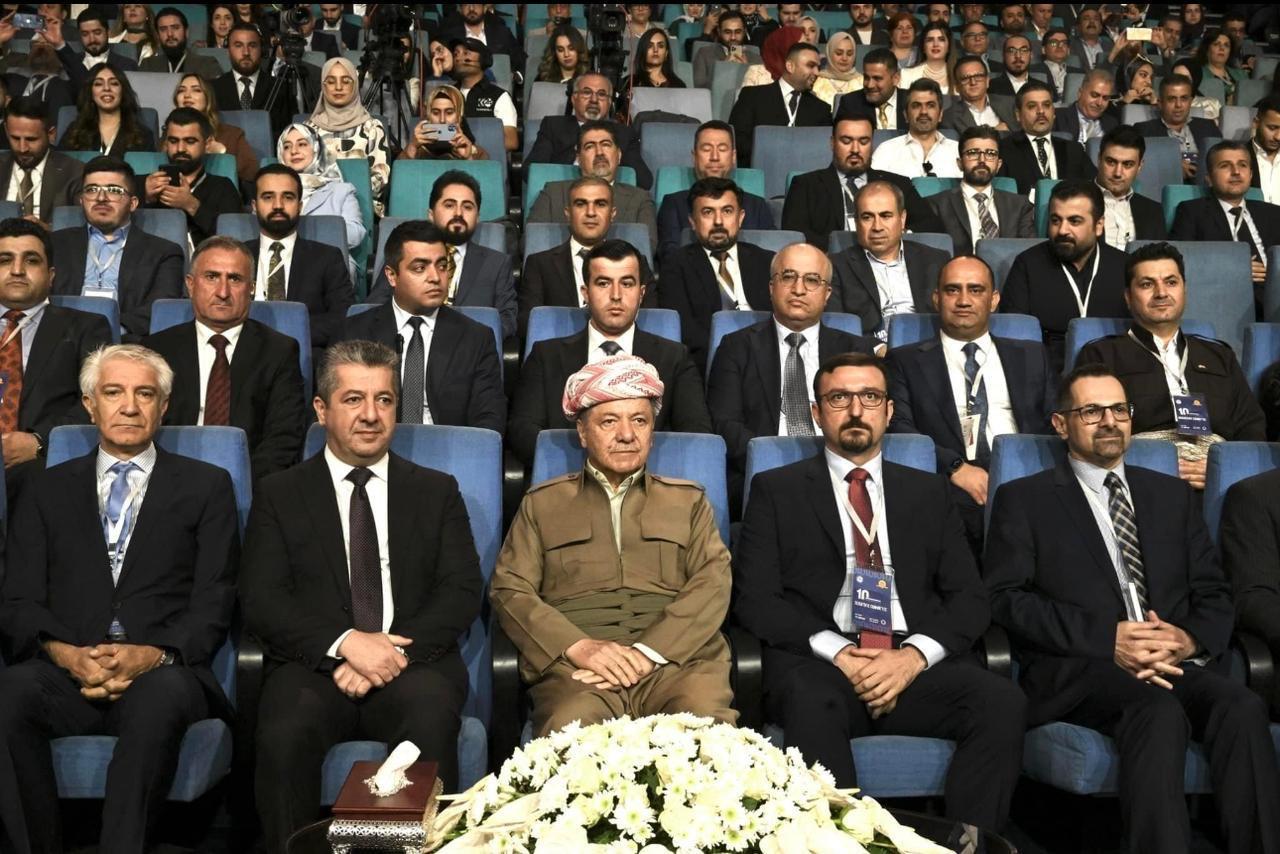 Distinguished Officials and Medical Professionals at Mesopotamian Health Congress Auditorium